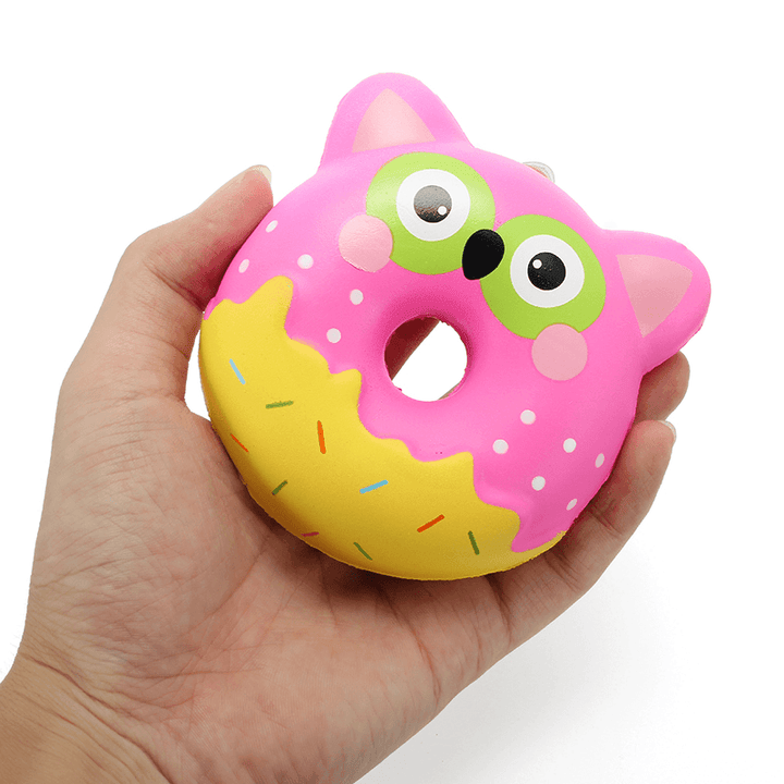 Squishy Factory Owl Donut 10Cm Soft Slow Rising with Packaging Collection Gift Decor Toy - MRSLM