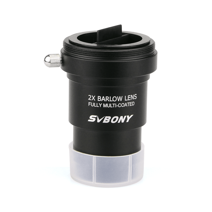 SVBONY 1.25 Inch 2X Barlow Lens Fully Multi-Coated Metal with M42X0.75 Thread Camera Connect Interface for Telescope - MRSLM