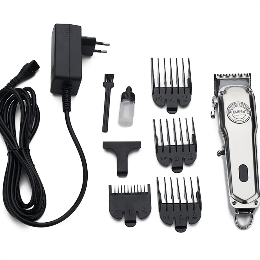 Electric Hair Clipper Professional Hair Clipper for Barber Rechargeable Hair Trimmer Hair Shaving Machine Electric Beard Cut - MRSLM