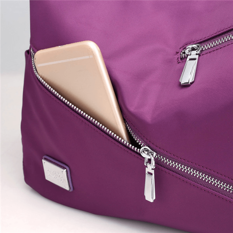 Women Side Pockets Nylon Light Bags Outdoor Sports Crossbody Bags Messenger Bags - MRSLM