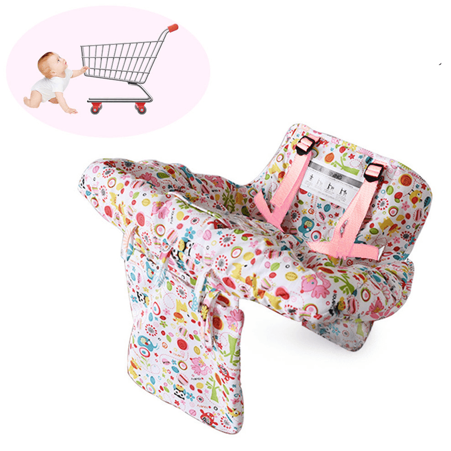 Baby Shopping Trolley Cart Seat Protective Pad Kid Child High Chair Cover Mat - MRSLM