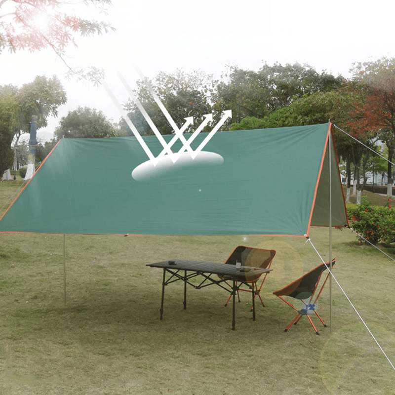 300*400Cm Top Lander Canopy Tent with Storage Bag Polyester Waterproof Sun Protection Portable Outdoor Camping Beach Canopy Awning - MRSLM