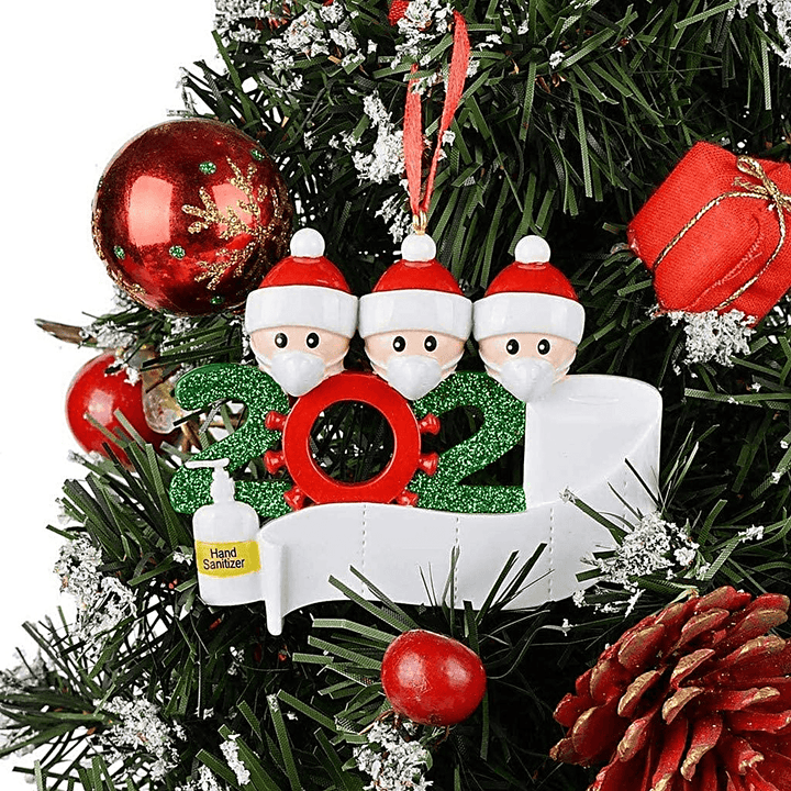 2020 Merry Christmas Tree Hanging Ornaments Family DIY Personalized Decor Gifts - MRSLM