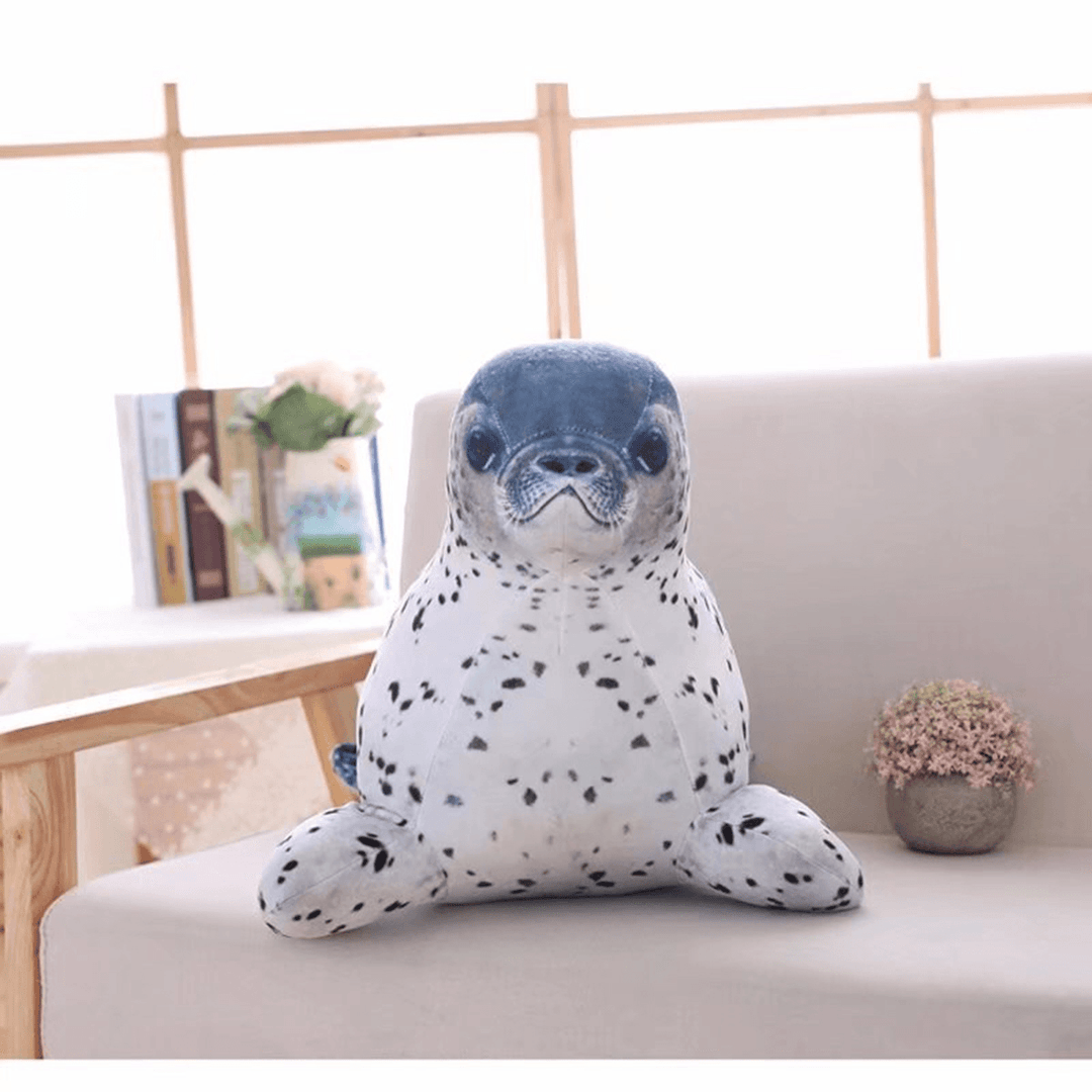 1PC 30/40/50/60CM Soft Sea World Animal Lion Stuffed Plush Toy Baby Sleep Pillow for Kids Gifts - MRSLM