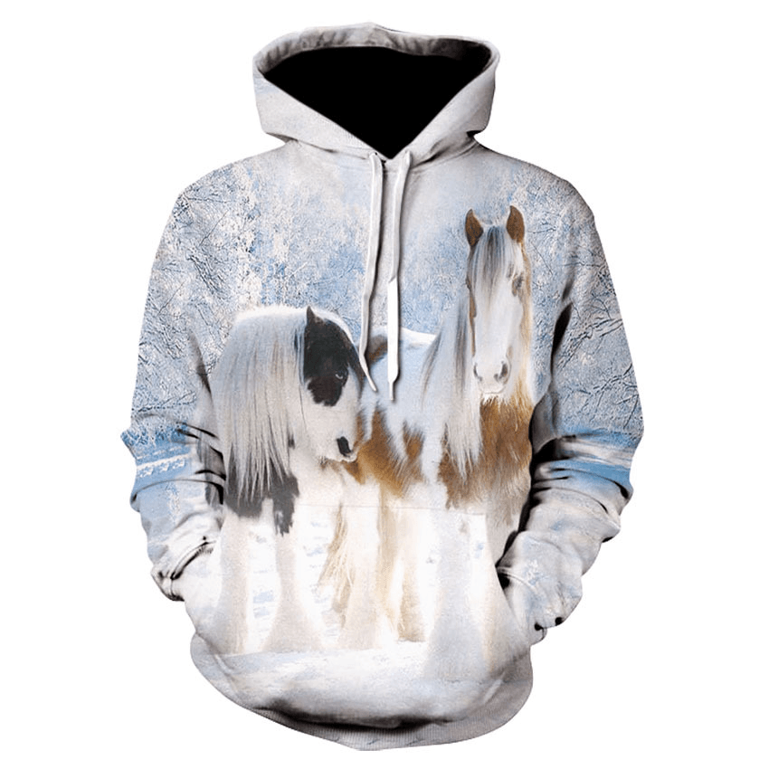 New Digital Print Hoodie European and American Sweater - MRSLM