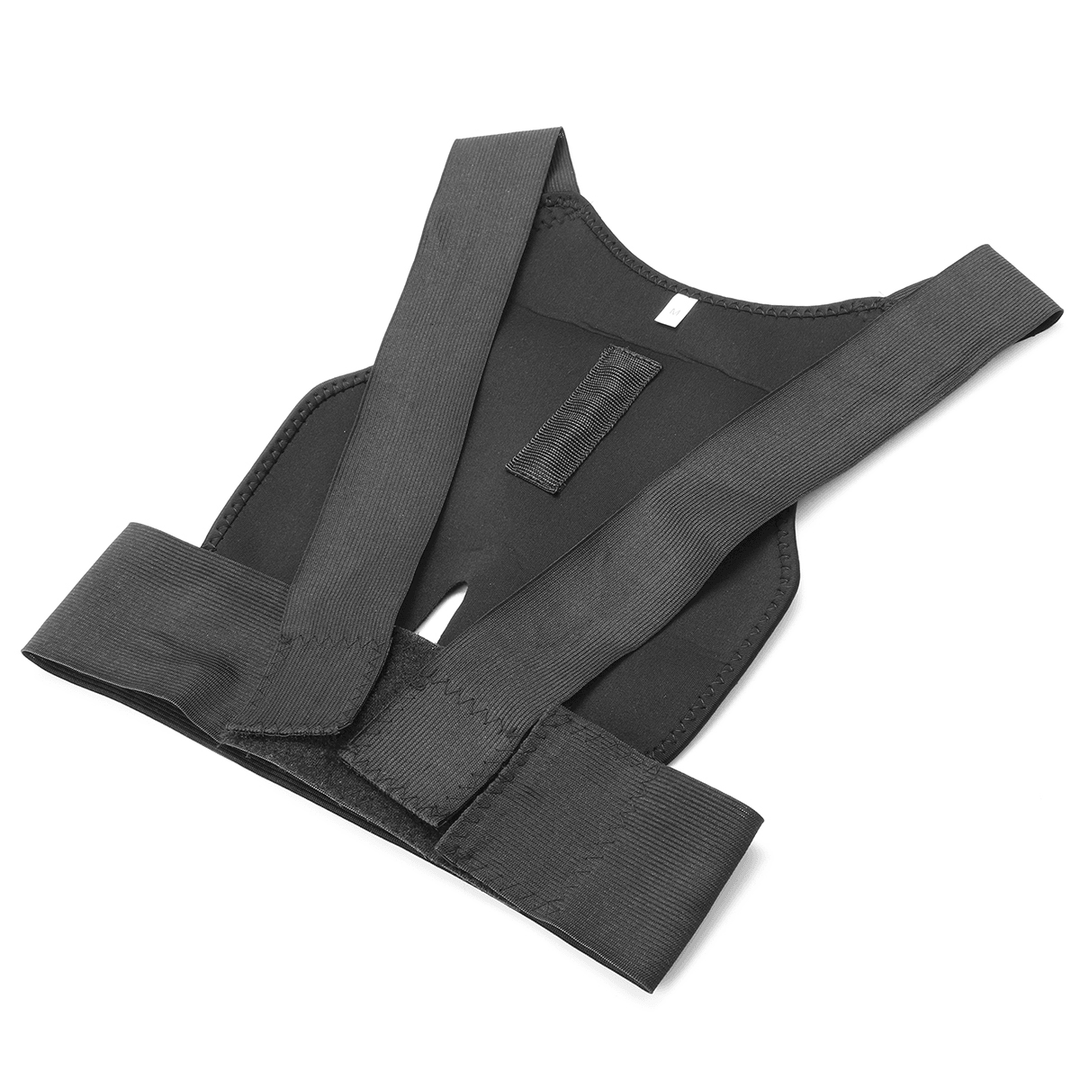 Magnet Posture Corrector Brace Corset Men Shoulder Back Support Strap Belt Band - MRSLM
