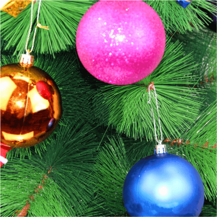 12Pcs 10Cm Christmas Xmas Tree Hanging Ball Daubles Christmas Tree Decoration - MRSLM