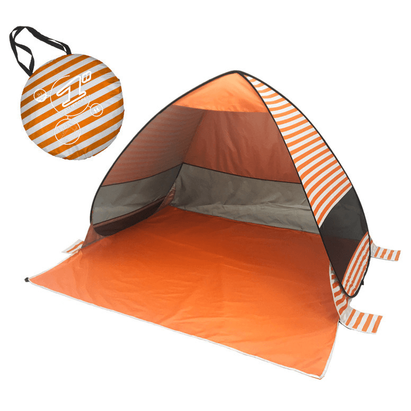 Fully Automatic P0P-UP Tent 2 Second Quick Open Beach Tent with Storage Bag Portable UV Protection Sunshade - MRSLM