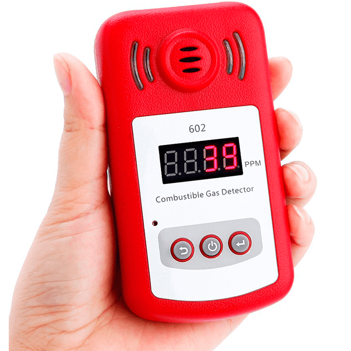 KXL-602 Portable Mini Combustible Gas Detector Analyzer Gas Leak Tester with Sound and Light Alarm - MRSLM