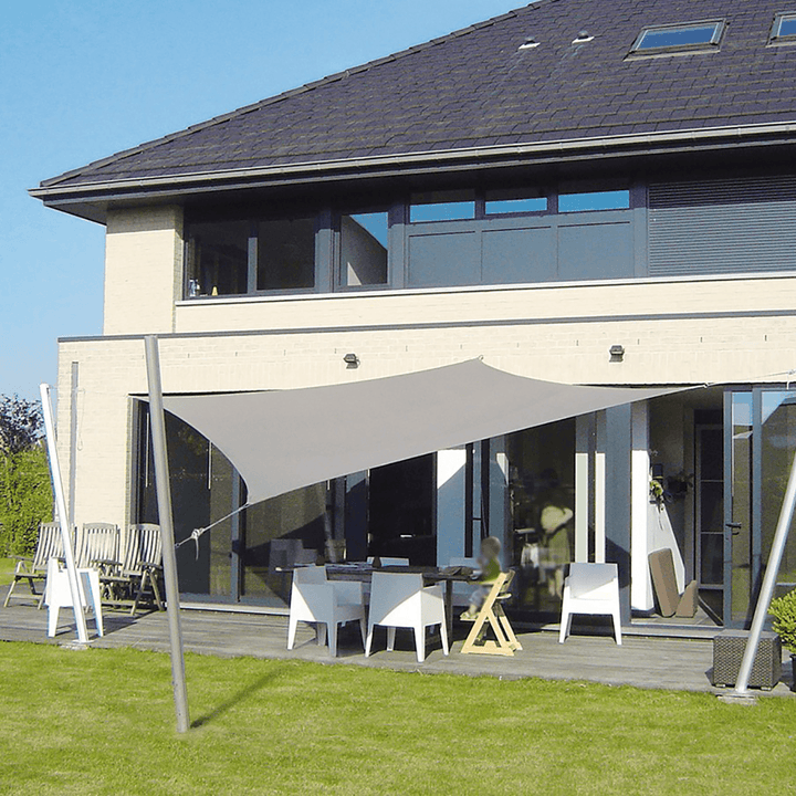 Rectangle Sun Shade Sail Garden Patio Awning Canopy Sunscreen UV Block Outdoor Camping - MRSLM