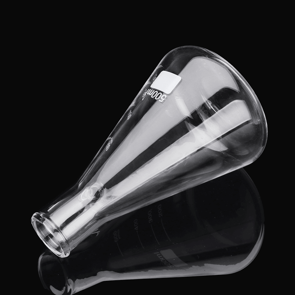500Ml Clear Borosilicate Glass Filtering Flask Vacuum Filtration Flask Bottle Lab Glassware - MRSLM