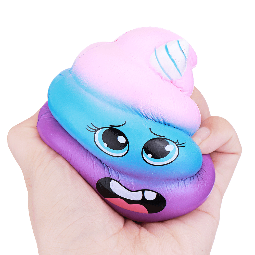 Purami Squishy Sweet Expressions Poo Jumbo 8CM Slow Rising Soft Toys with Packaging Gift Decor - MRSLM