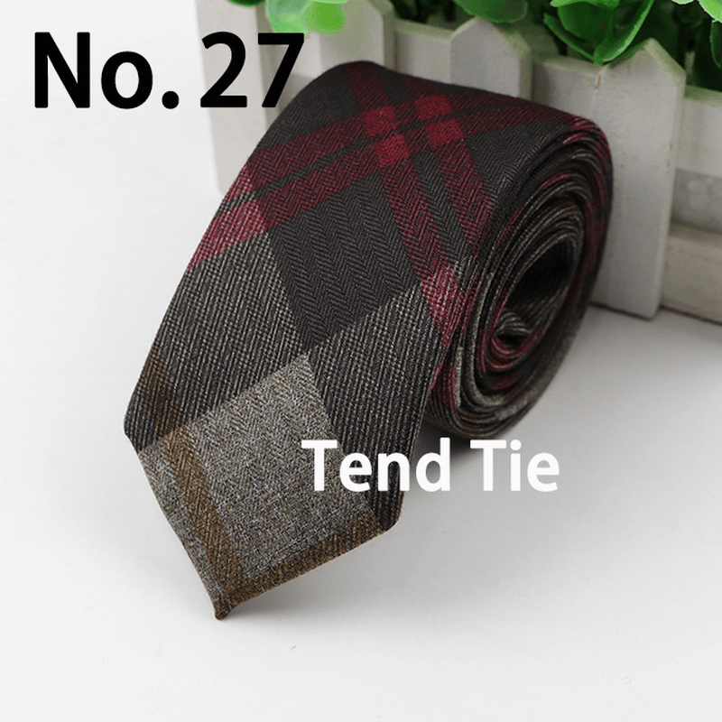 Men'S Tie New Ultra-Narrow Wool Elegant Atmosphere - MRSLM