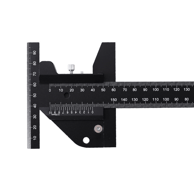 Aluminum Alloy T-Type Drawing Detachable Measuring Ruler Multifunctional DIY Woodworking Utiltiy Tools - MRSLM