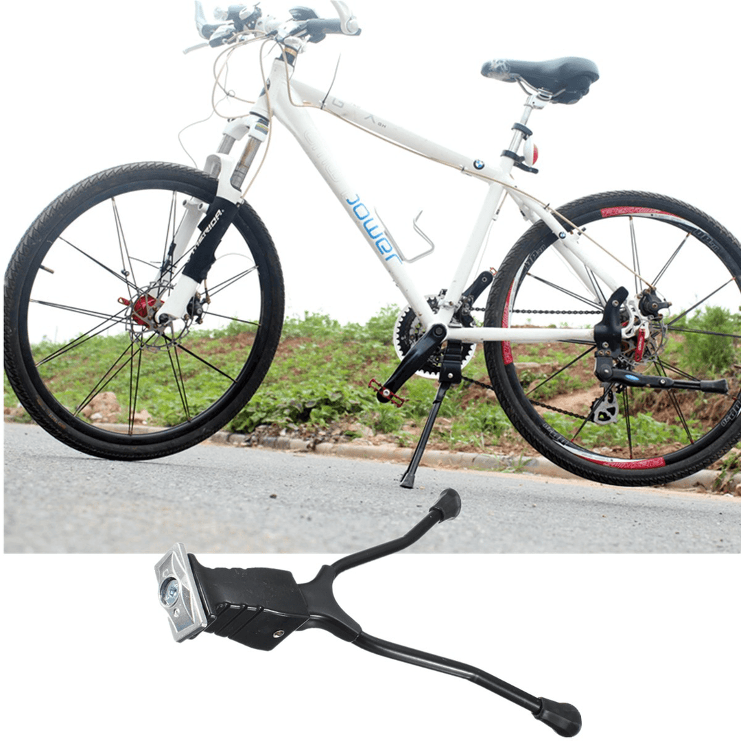 Double Leg Side Stand Bike Support Kick Kickstand Spring Center Bicycle Cycle Stand - MRSLM