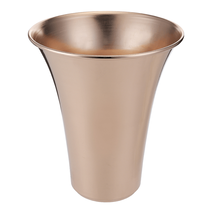 43Cm Stunning Luxury Silver Gold Flower Vase Wedding Table Centrepiece Decor - MRSLM