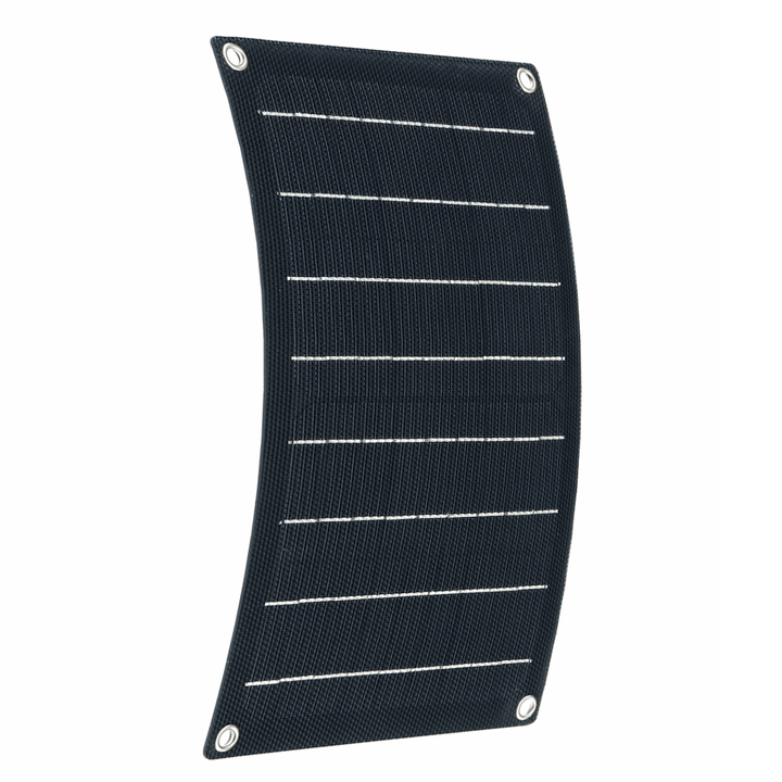 10W Waterproof Solar Panel Matte Texture Car Emergency Charger with 4 Protective Corners USB+DC - MRSLM