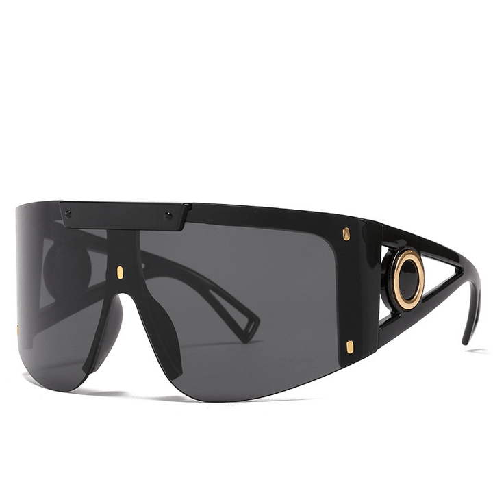 Oversized Luxury Goggle Sunglasses Men Women Fashion Shades UV400 Vintage Glasses - MRSLM