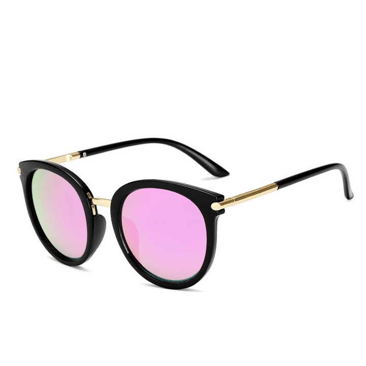 Woman Metal Frame Anti-Uv Outdoor Glasses High Definition Sunglasses - MRSLM