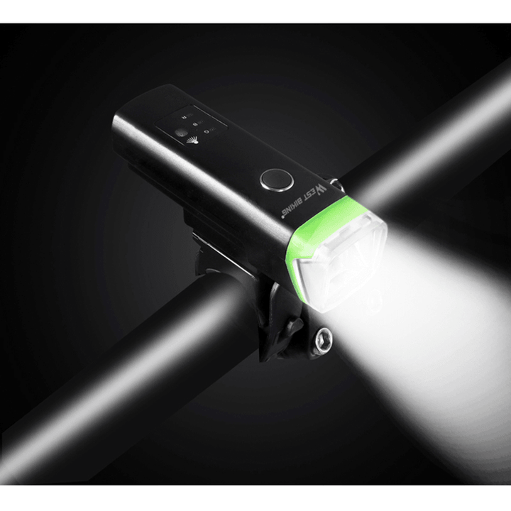 WEST BIKING Bike Light USB Rechargeable Bike Lamps LED 2200Mah MTB Front Lamps Headlight Waterproof Ultralight Flashlight Torch - MRSLM
