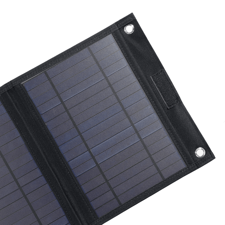25W Sun-Power Foldable Solar Panel Polycrystalline Battery Power Car Charger 18V/5V Dual USB Output - MRSLM