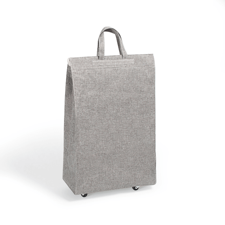 2 in 1 Pulley Bag Shopping Bag Portable Luggage Bag Camping Travel Storage Handbag - MRSLM