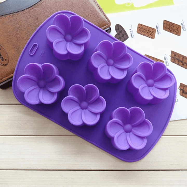 Homemade Flower Wedding Silicone Chocolate Cake Mold Cookie Gifts Soap Candy Mould Baking Mold Kitchen Tool DIY - MRSLM