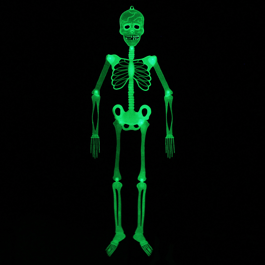 90Cm / 150Cm Halloween Prop Luminous Human Skeleton Hanging Decorations - MRSLM
