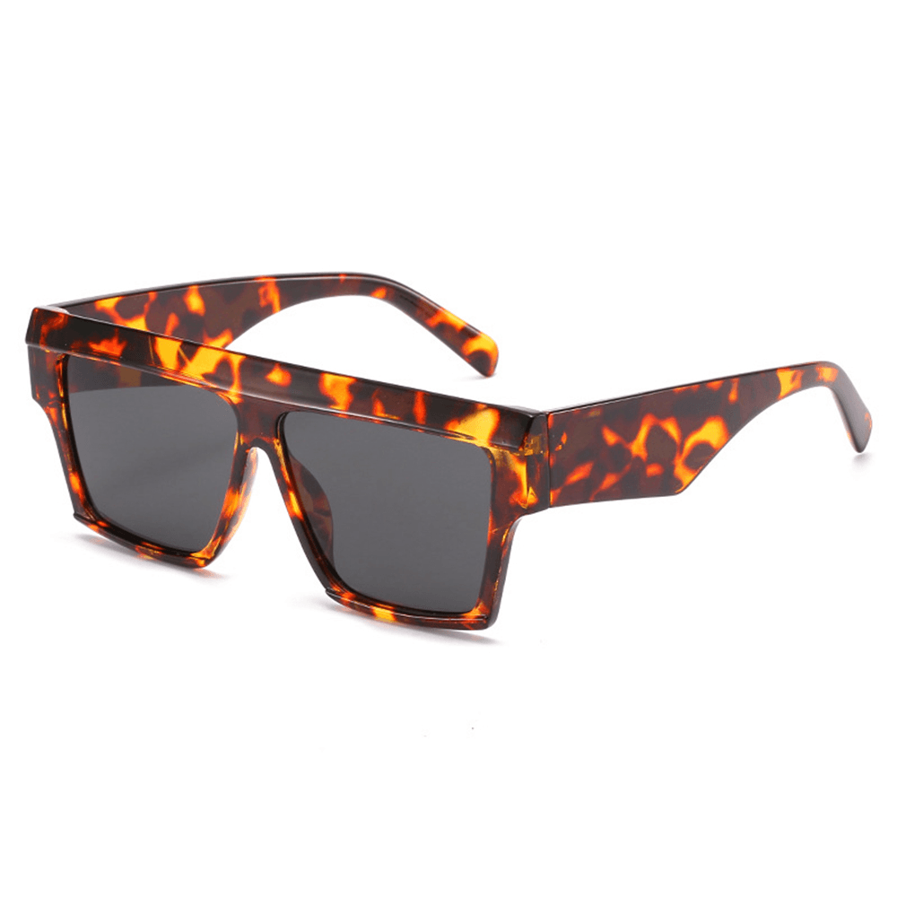 Men'S Woman'S Multi-Color Fshion Driving Glasses Square Retro Frame Sunglasses - MRSLM
