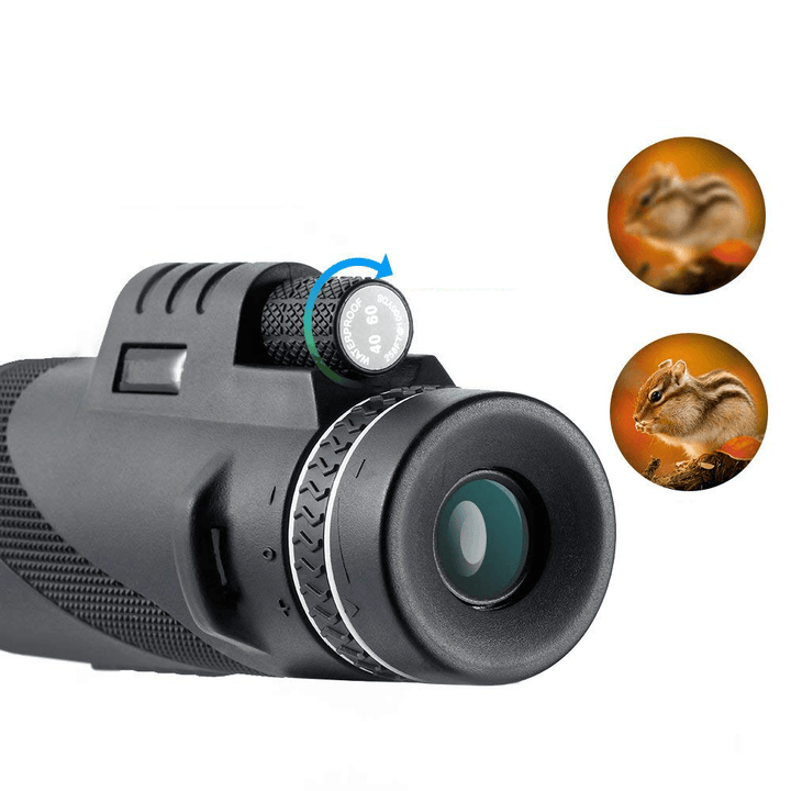 Ipree® MNV-L1 40X60 Dual Focus Optics Monocular HD Waterproof Telescope Day&Night Vision 500M/ 9500M - MRSLM