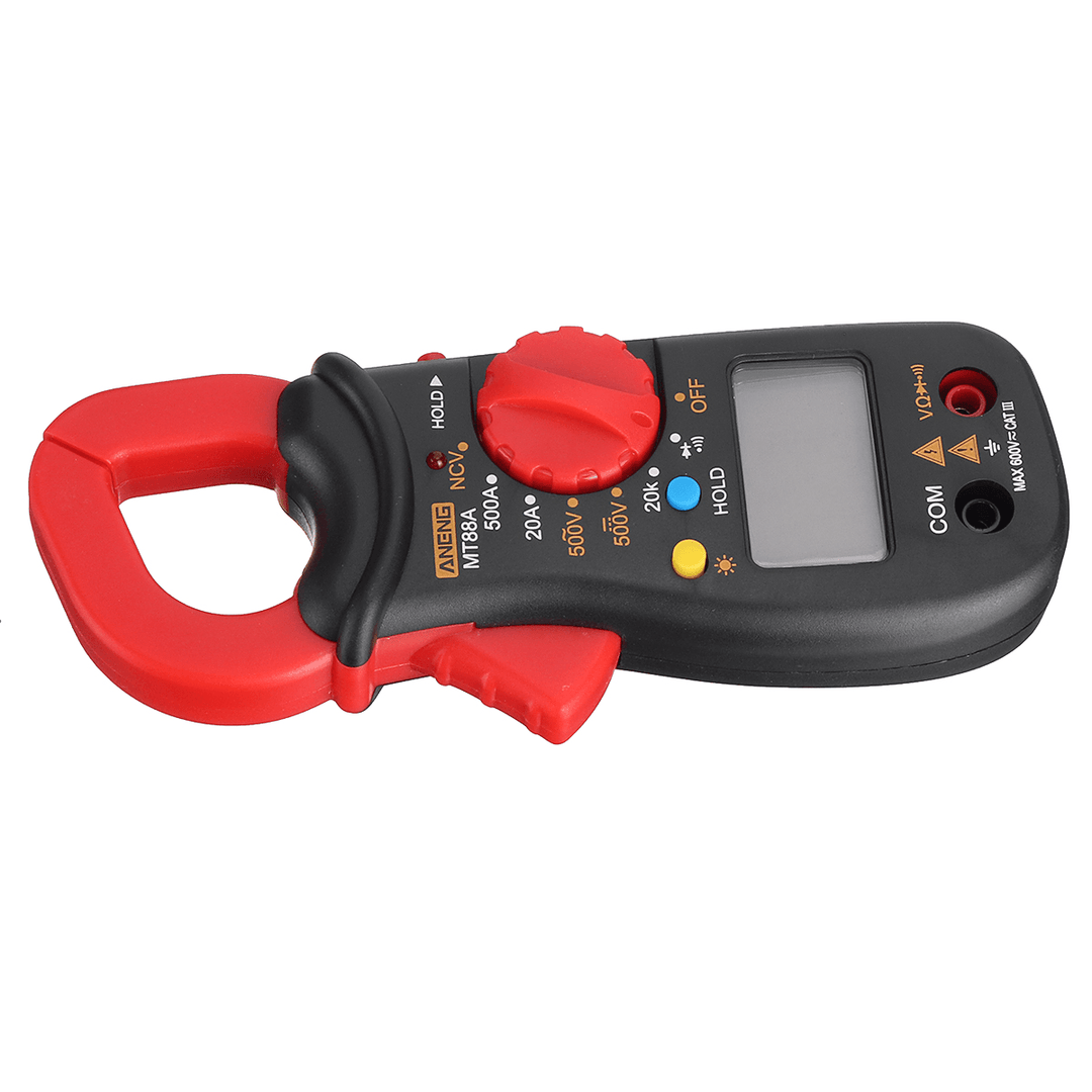 ANENG MT88A Digital Clamp Meter Multimeter DC/AC Voltage AC Current Tester Frequency Capacitance NCV Tester Measuring Tool - MRSLM