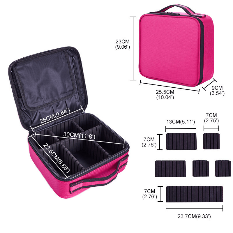 Ipree® Travel Cosmetic Makeup Bag Wash Organizer Storage Box - MRSLM