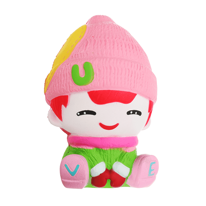 Snowman Boy Squishy 13CM Scented Squeeze Slow Rising Toy Soft Gift Collection - MRSLM