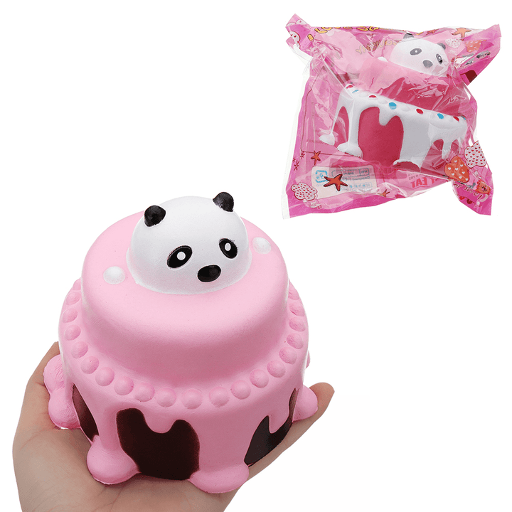Bear Head Cake Squishy 11*11.5CM Slow Rising with Packaging Collection Gift Soft Toy - MRSLM
