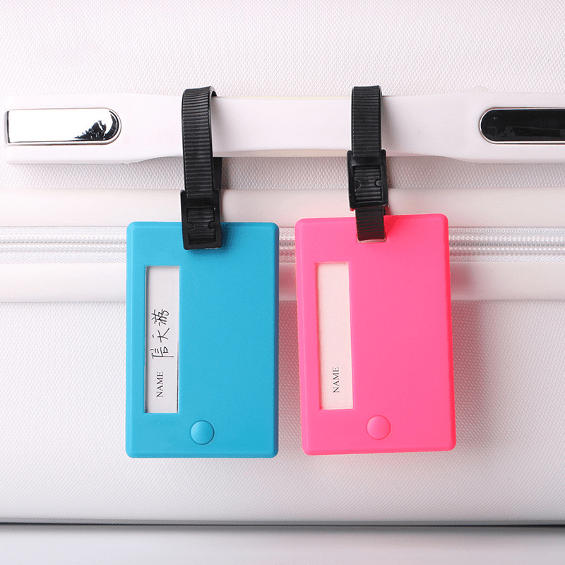 Ipree® Portable Travel Luggage Tag Plastic ID Suitcase Identity Address Name Tags - MRSLM