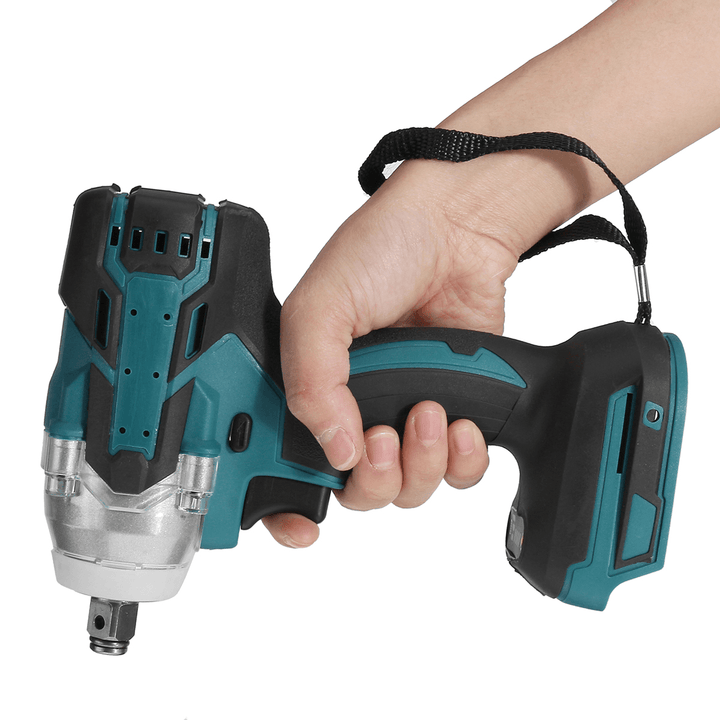 Upgrade 4 Speed Brushless Cordless Electric Impact Wrench Rechargeable 1/2 Inch Wrench Power Tools for Makita 18V Battery - MRSLM