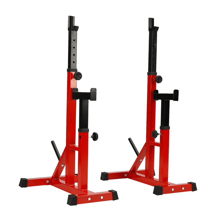 Lifting Barbell Stand One-Piece Barbell Squat Rack Adjustable Height Barbell Indoor Gym Fitness Equipment - MRSLM