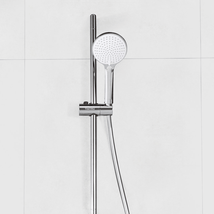 Tinymu Pressurized Shower Head Sets 110Mm Large Shower Panel 3 Shower Mode Stainless Steel Water Hose Faucet Lifting Rod Bathroom Shower Sets From - MRSLM