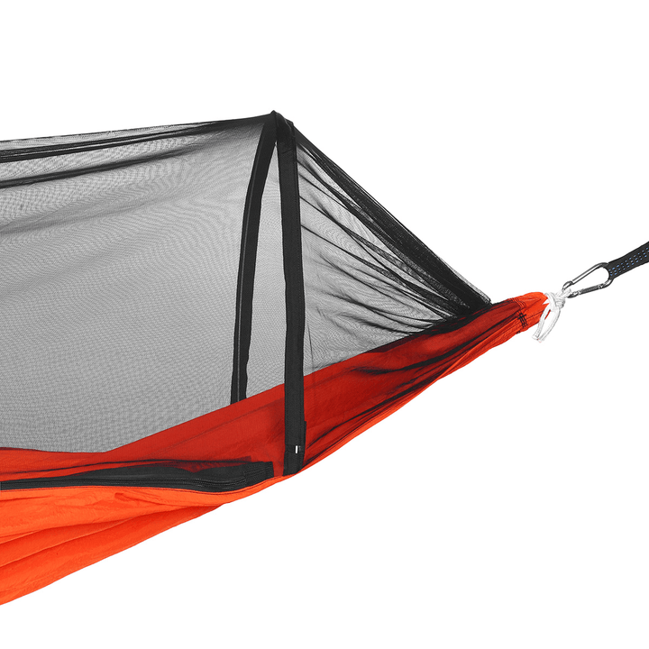 1-2 People Camping Hammock Bed Anti-Mosquito Net Hanging Swinging Folding Travel Beach - MRSLM