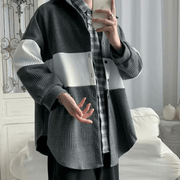 men's loose stitching coat, view 5 - MRSLM