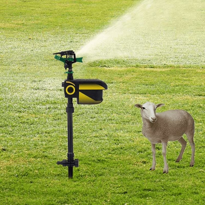 Solar Automatic Activation Powerful Animal Repeller Eco-Friendly Jet Spray Garden Sprinkler Pest Control Repellent - MRSLM