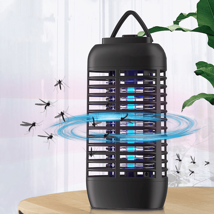 Portable Electronic Insect Killer Outdoor Mosquito Zapper UV Light Pest Trap Fly Gnat Moth Insect Killer for Home Garden - MRSLM