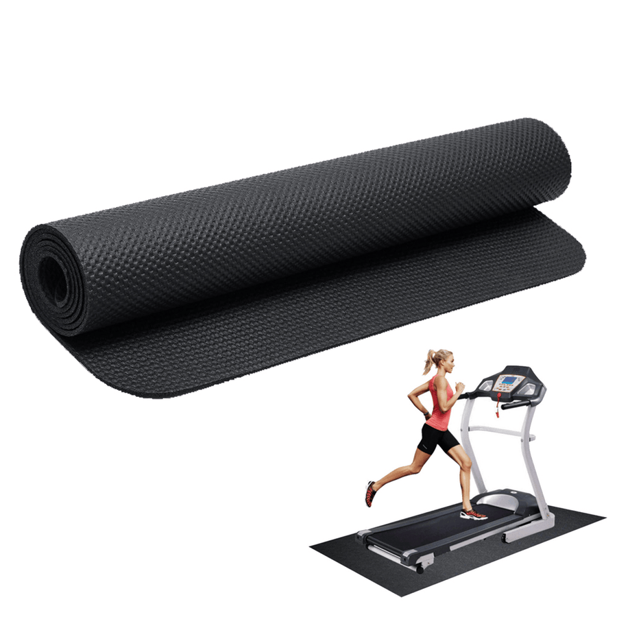 KALOAD 160X68Cm Treadmill Pad Wear-Resistant Shock Absorbing Running Machine Cushion Yoga Mat Home Gym Fitness Sport - MRSLM