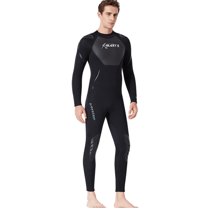 3Mm Neoprene Diving Suit Full-Body Wetsuit Water Scuba Snorkeling Long-Sleeved Outdoor Water Sport - MRSLM