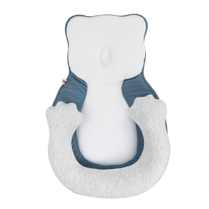 Baby Infant Newborn Folding Breathable Pillow Sleep Mat U Style Prevent Deviated Head Positioner - MRSLM