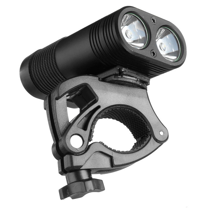 3000LM Double LED Rechargeable Bicycle Head Light Bike Type-C Lamp+Rotating Mount Headlamp - MRSLM