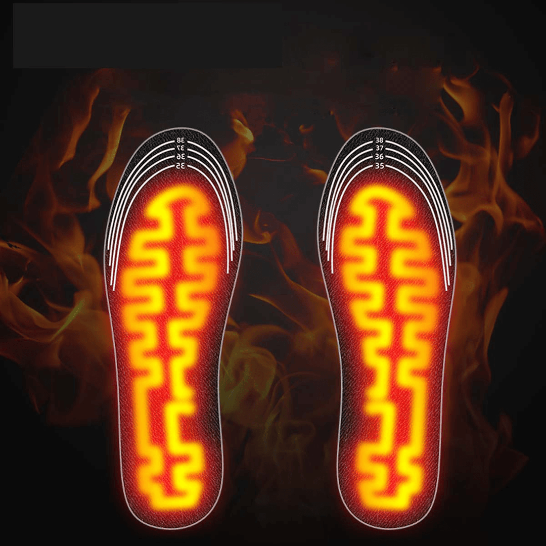 USB Electric Heated Shoe Insoles Electric Film Feet Heater Outdoor Warm Socks Pads Winter Sports Accessories - MRSLM