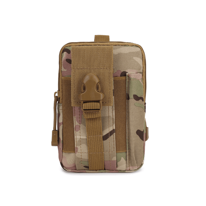 BENNIU BL064 Oxford MOLLE System Camouflage Military Tactical Waist Bag Outdoor Waterproof Sports Waist Bag Crossbody Bag - MRSLM