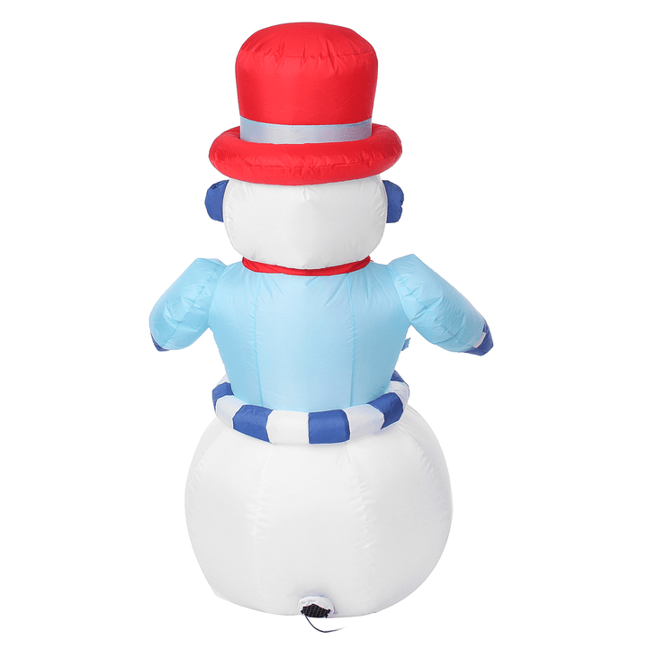 1.2M LED Christmas Inflatable Snowman Halloween Outdoors Ornaments Shop Decoration - MRSLM