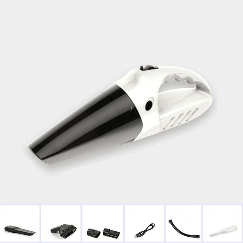 Handheld Vacuum Cleaner Rechargeable Pet Hair Vacuum Dust Busters Home and Car Cleaning Dust Collector Filter - MRSLM